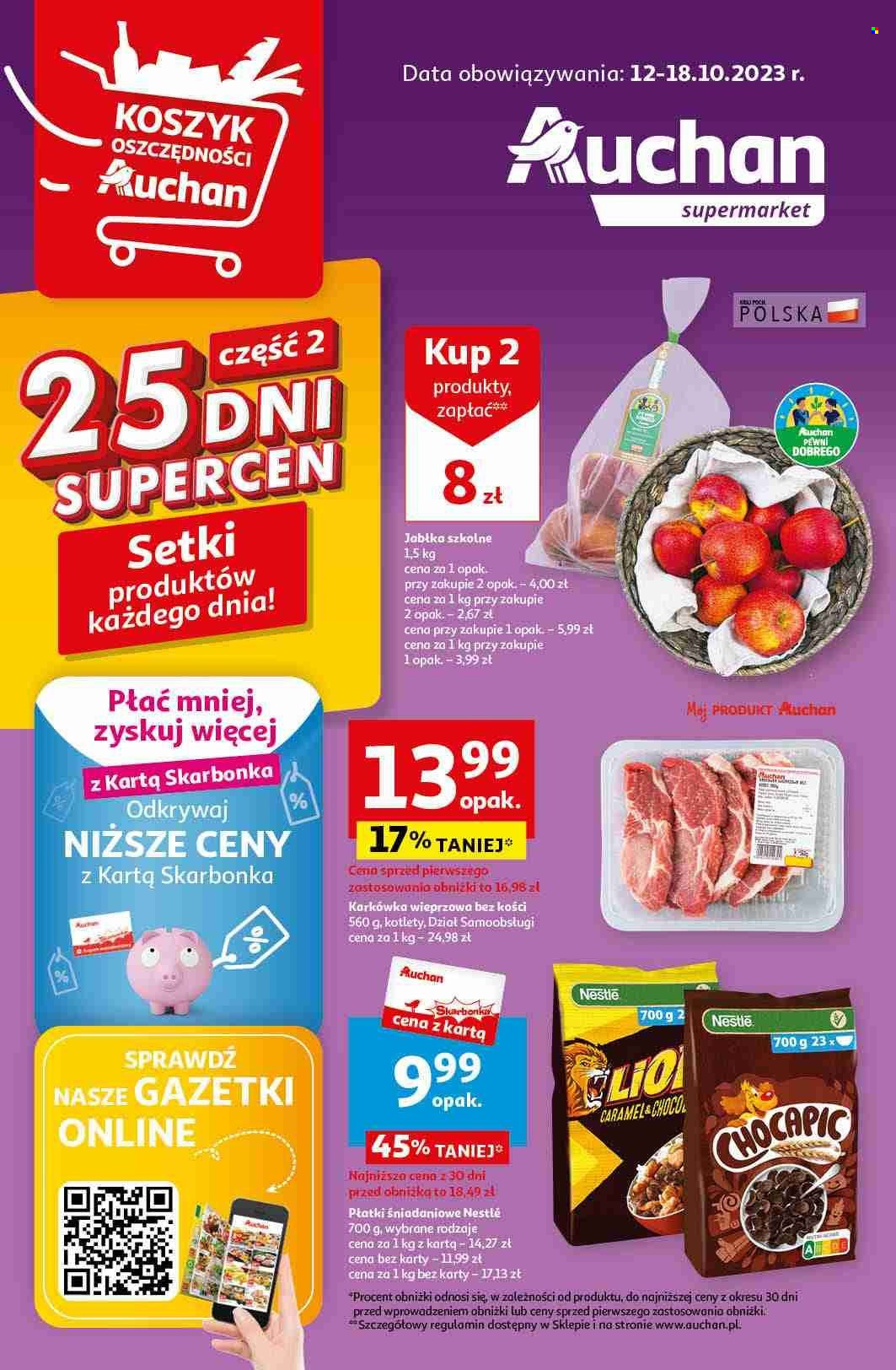 Gazetka Auchan - 12.10.2023 - 18.10.2023. Strona 1
