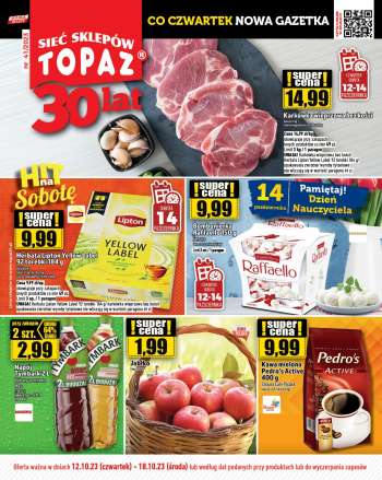 Gazetka Topaz - 12.10.2023 - 18.10.2023.