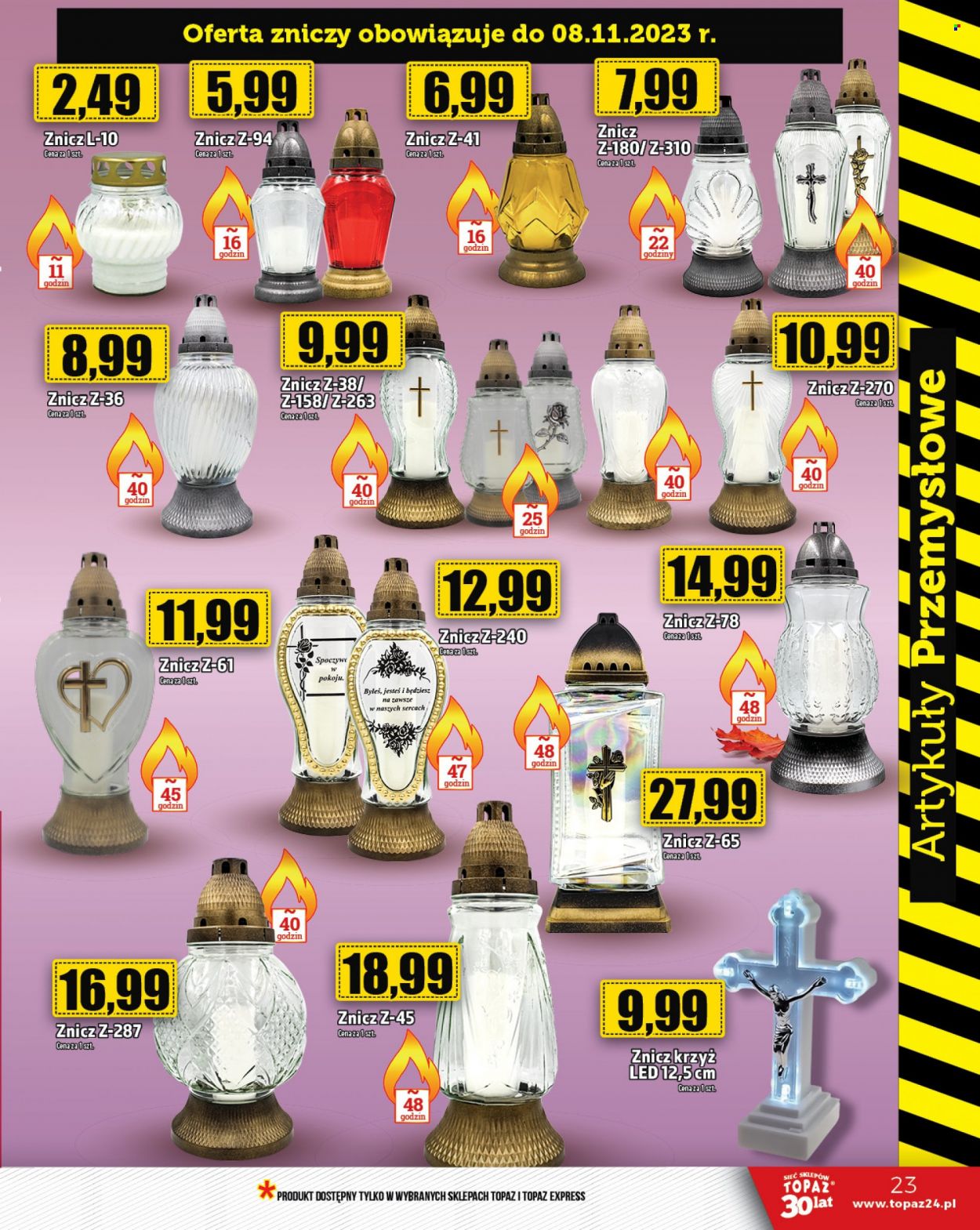 Gazetka Topaz - 12.10.2023 - 18.10.2023. Strona 23