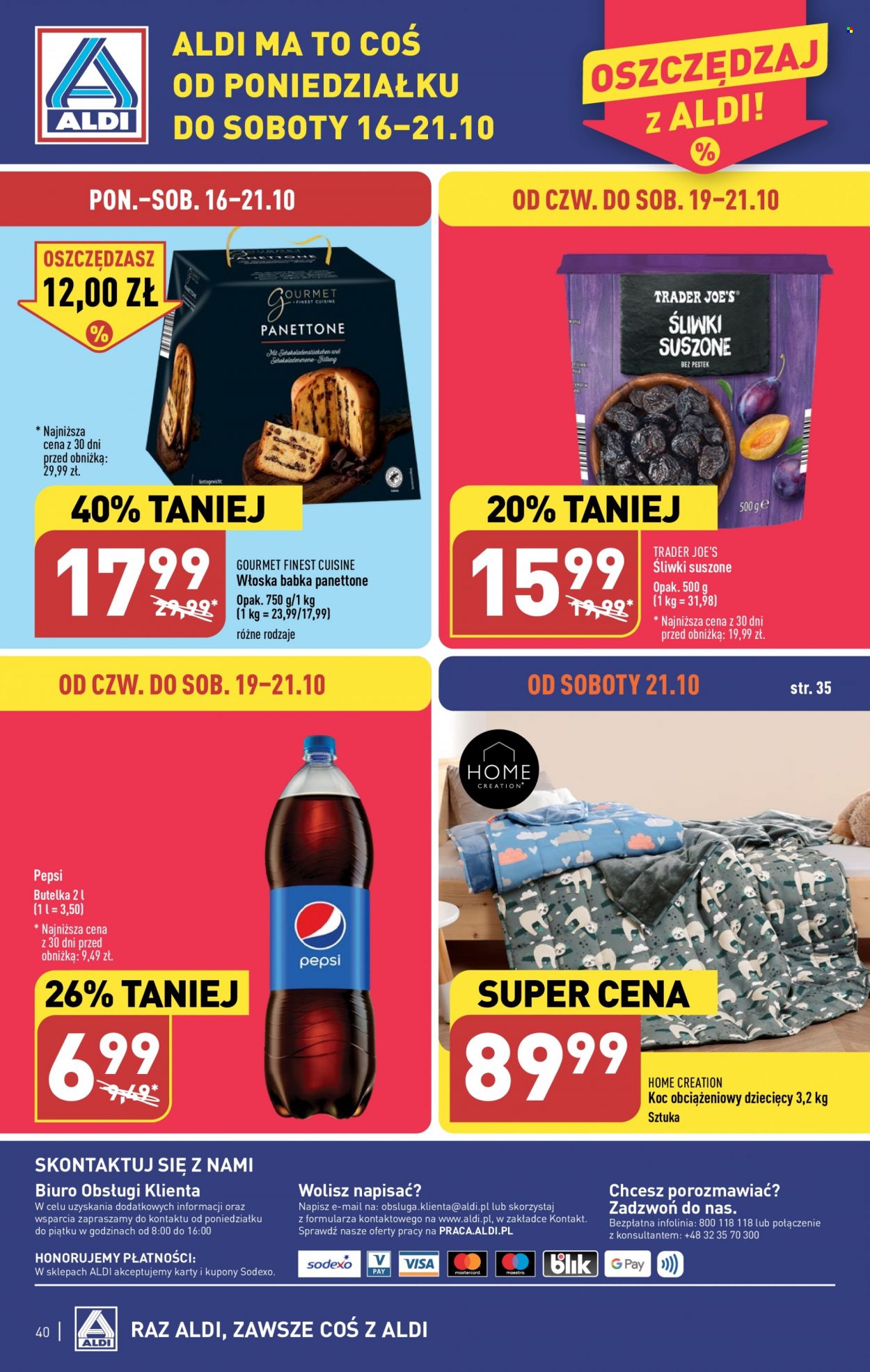 Gazetka ALDI - 16.10.2023 - 21.10.2023. Strona 40