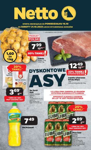 Gazetka Netto - 16.10.2023 - 21.10.2023.