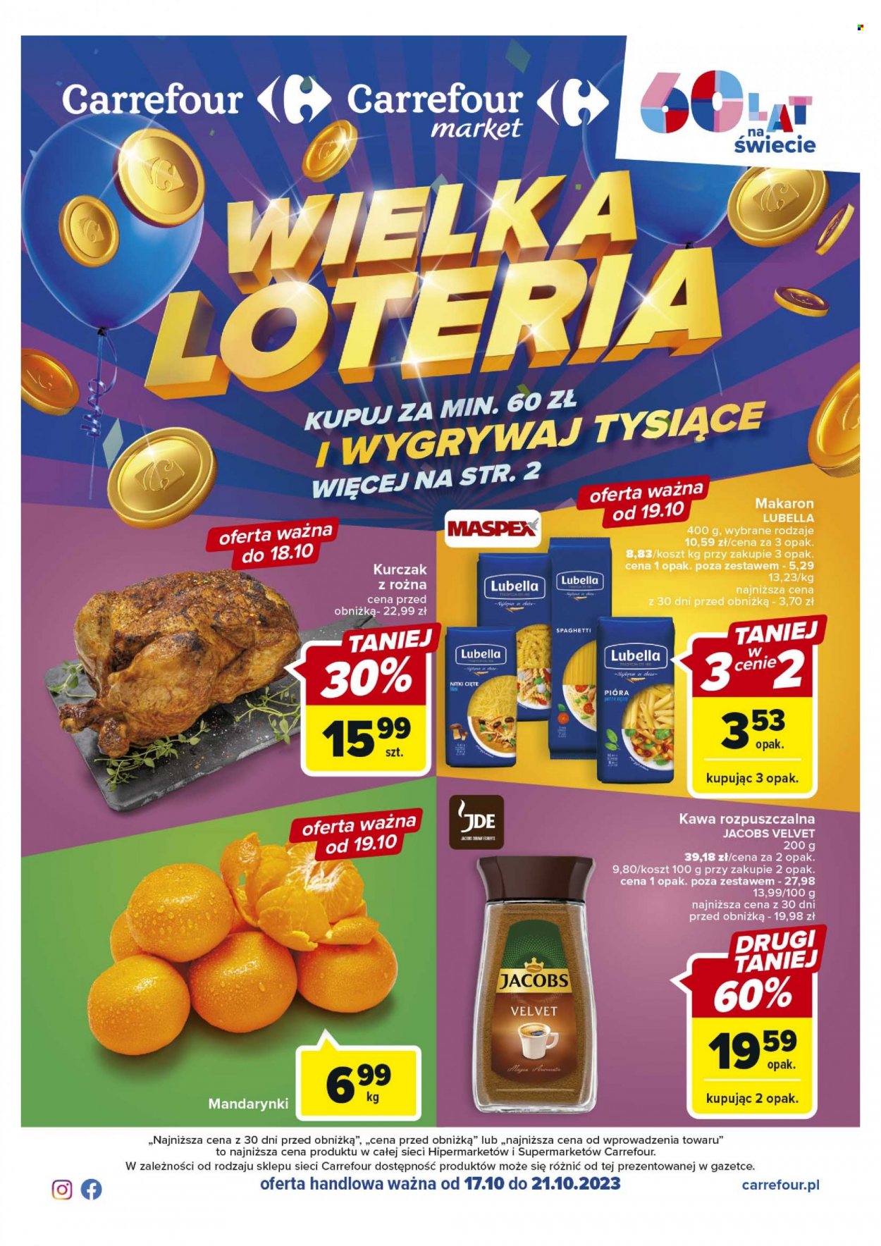 Gazetka Carrefour - 17.10.2023 - 21.10.2023. Strona 1