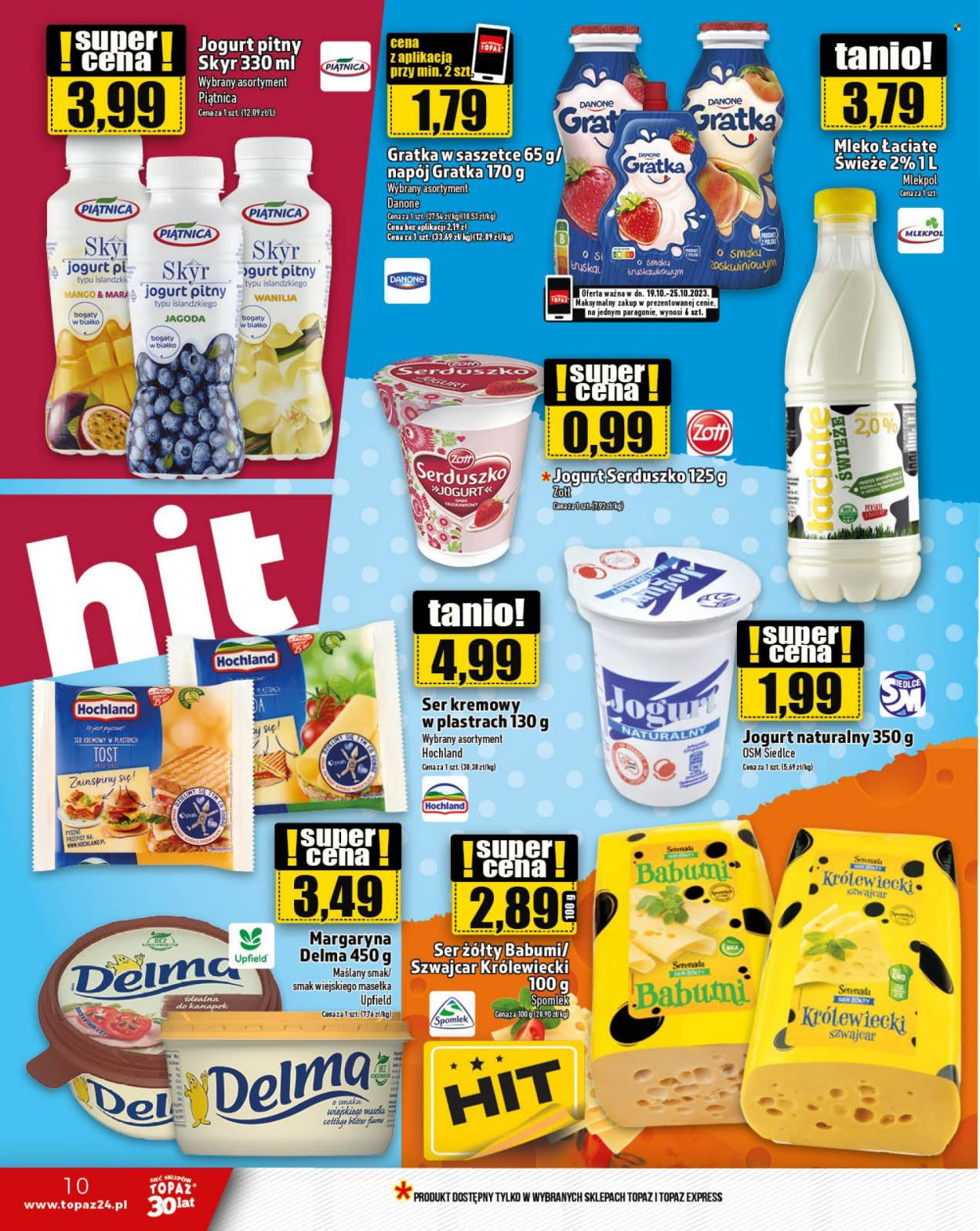 Gazetka Topaz - 19.10.2023 - 25.10.2023. Strona 10