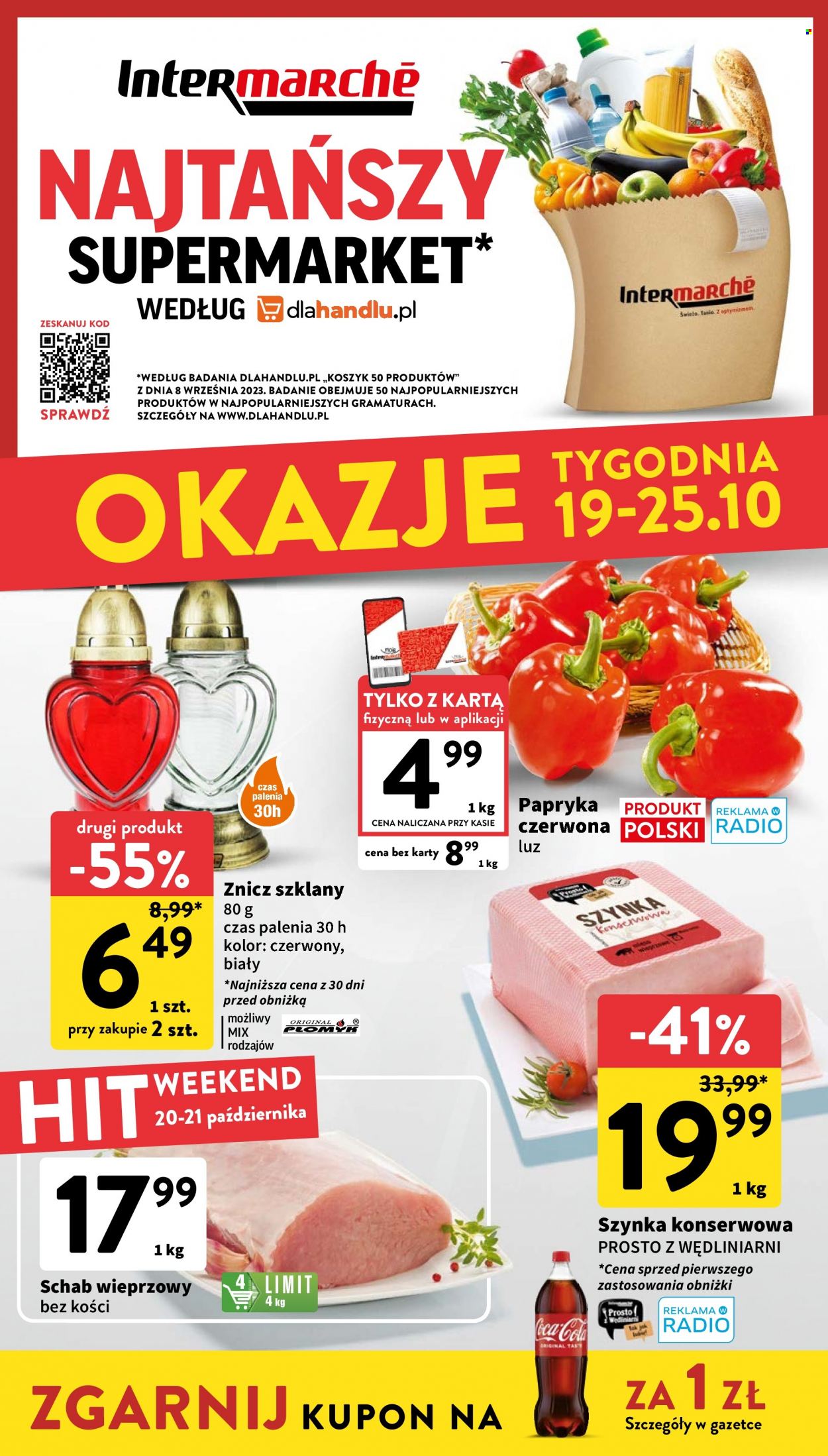 Gazetka Intermarché - 19.10.2023 - 25.10.2023. Strona 1