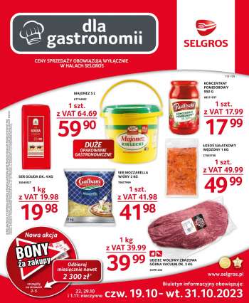 Gazetka Selgros - 19.10.2023 - 1.11.2023.