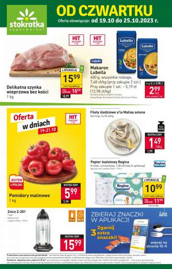 Gazetka Stokrotka Supermarket - 19.10.2023 - 25.10.2023.