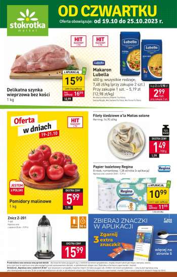 Prospekte Stokrotka Market - 19.10.2023 - 25.10.2023.
