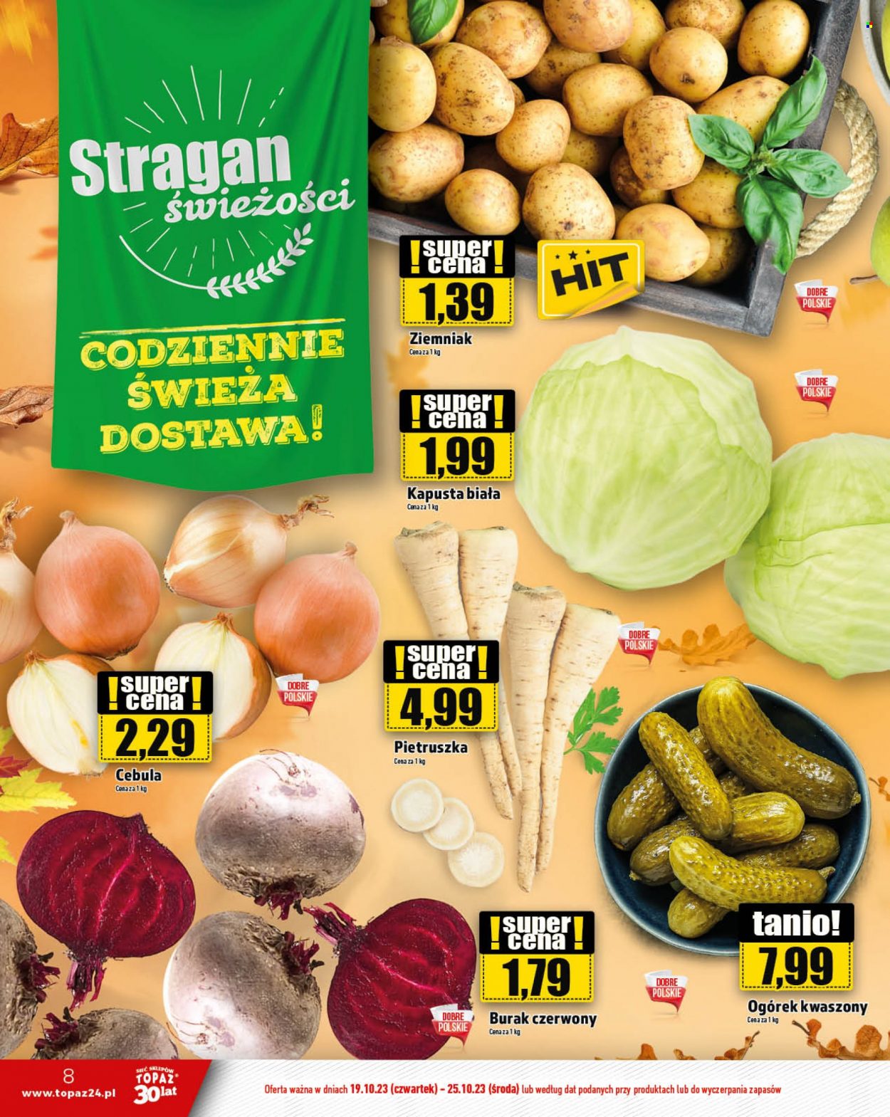 Gazetka Topaz - 19.10.2023 - 25.10.2023. Strona 8