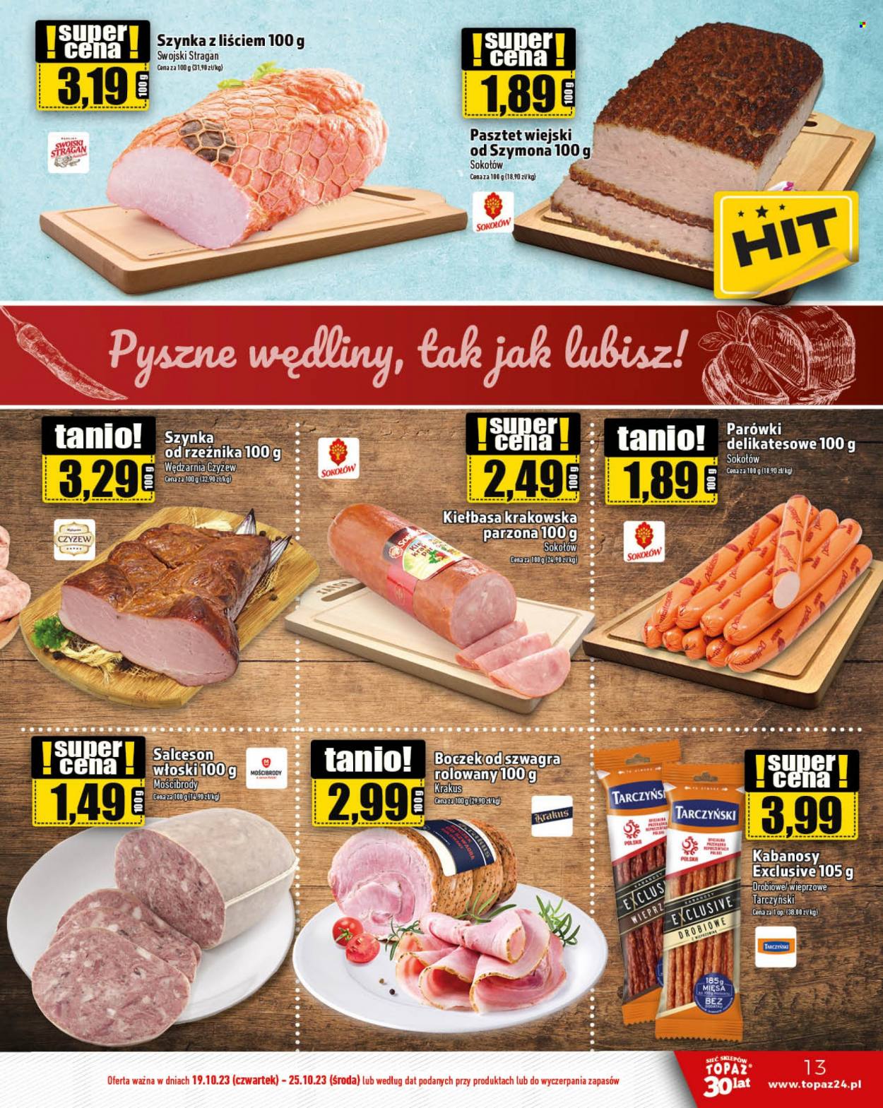 Gazetka Topaz - 19.10.2023 - 25.10.2023. Strona 13