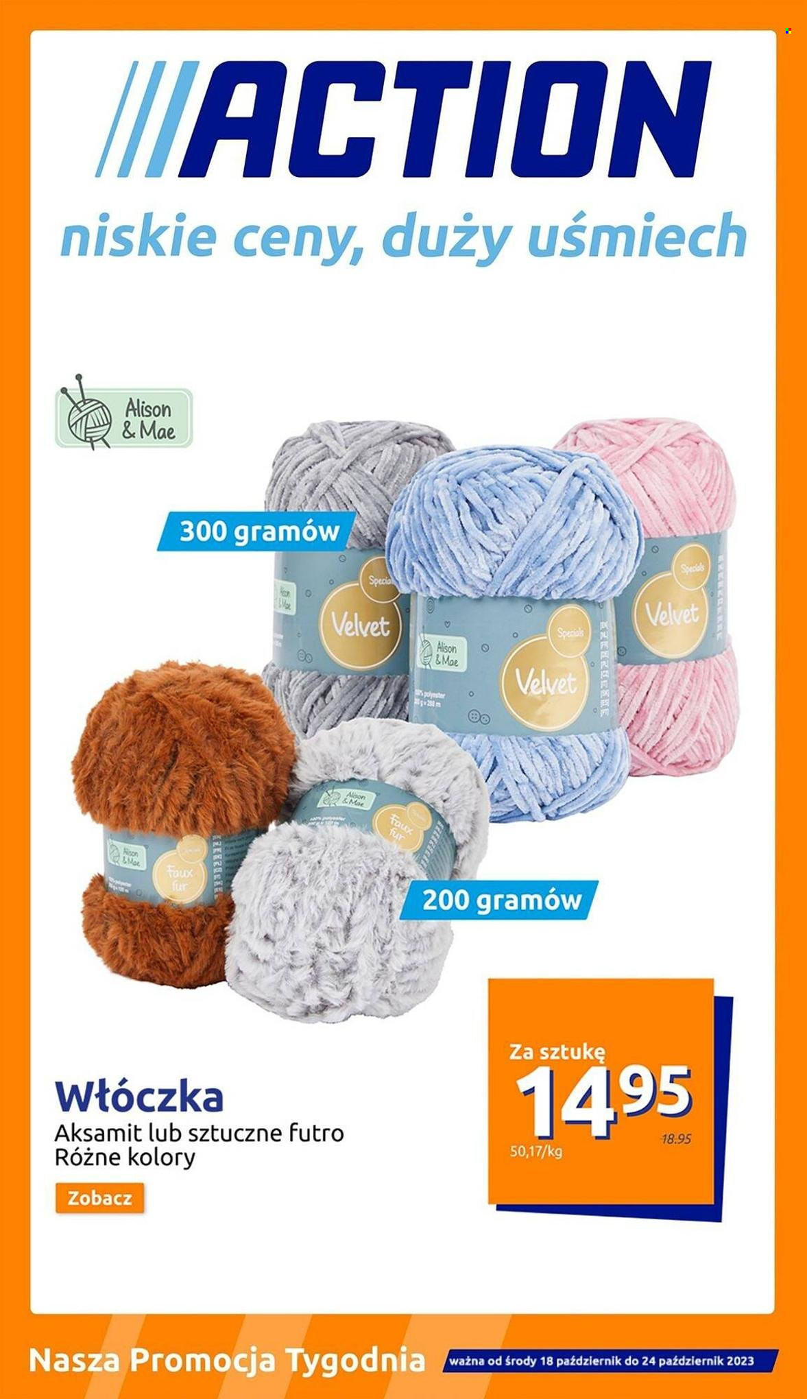 Gazetka Action - 18.10.2023 - 24.10.2023. Strona 1
