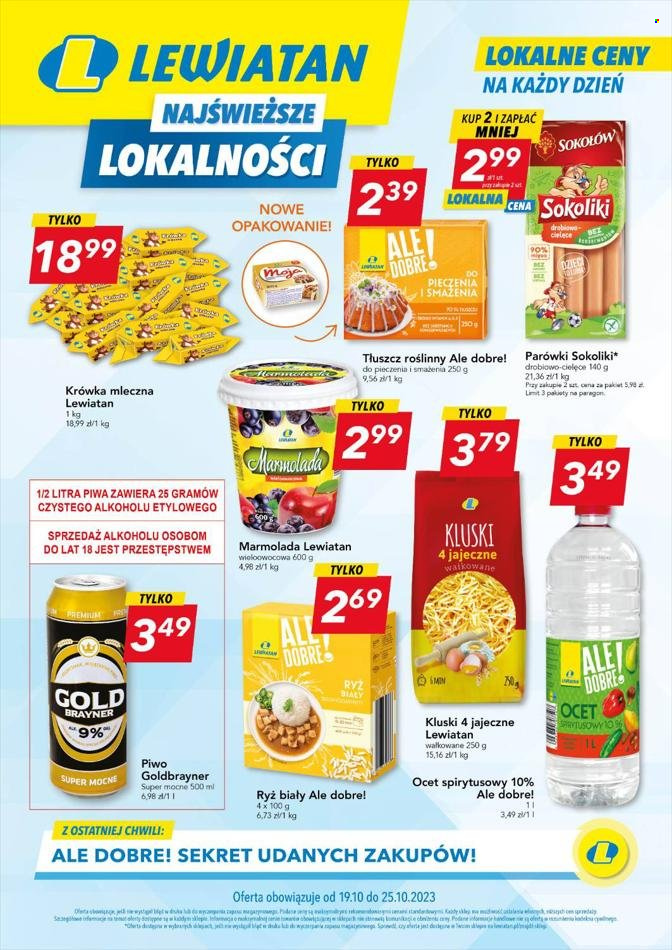 Gazetka Lewiatan - 19.10.2023 - 25.10.2023. Strona 1