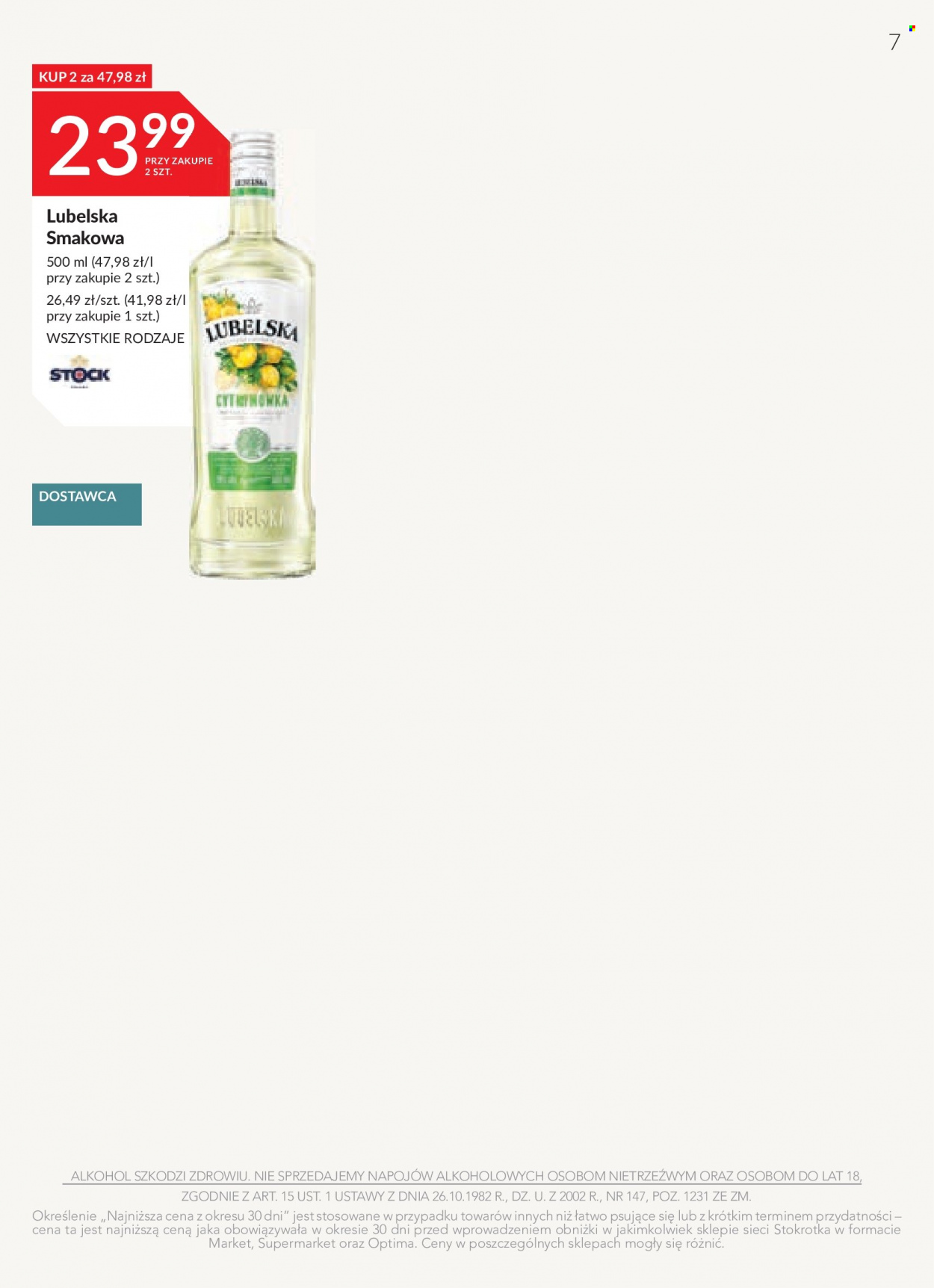 Gazetka Stokrotka Supermarket - 12.10.2023 - 8.11.2023. Strona 7