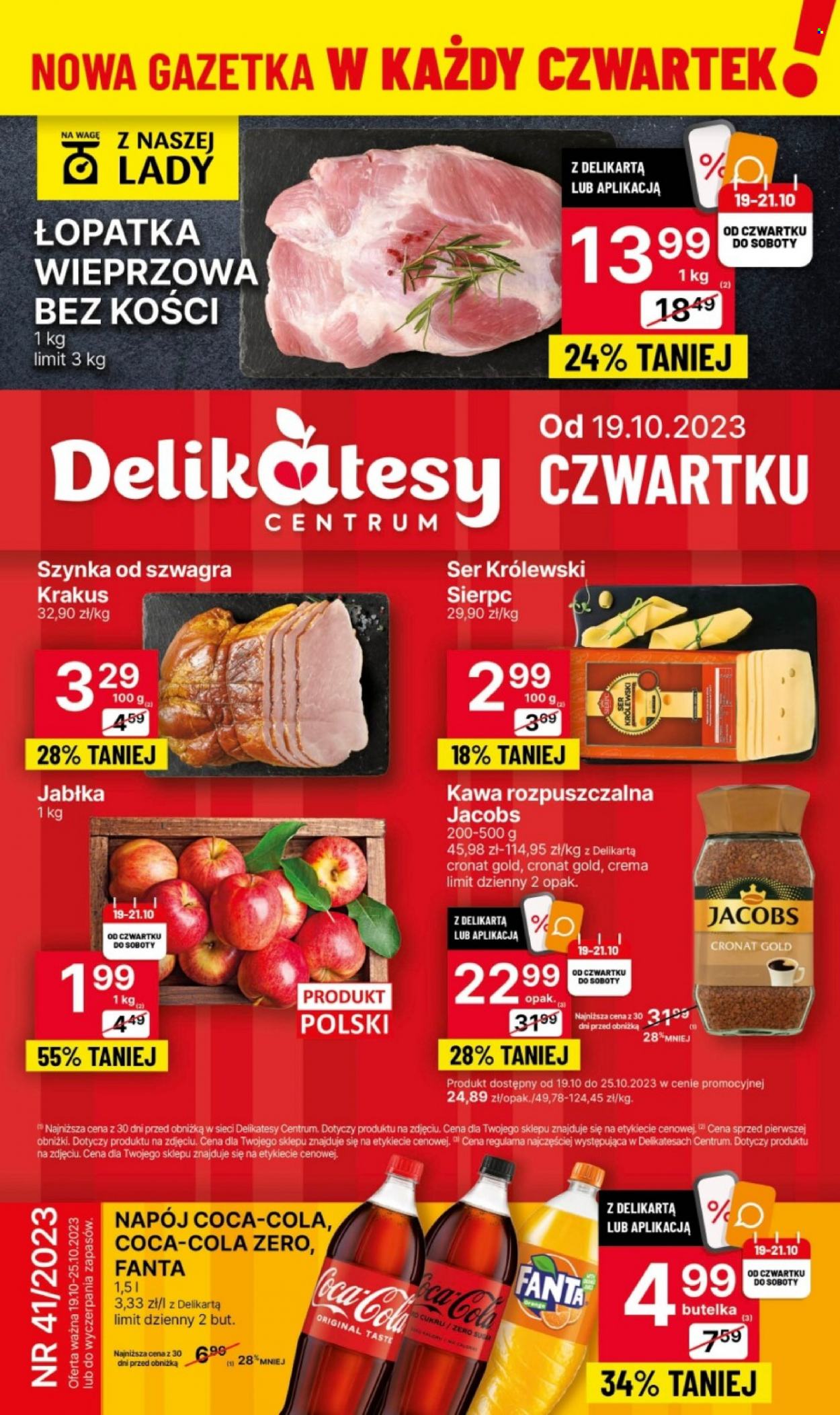 Gazetka Delikatesy Centrum - 19.10.2023 - 25.10.2023. Strona 1