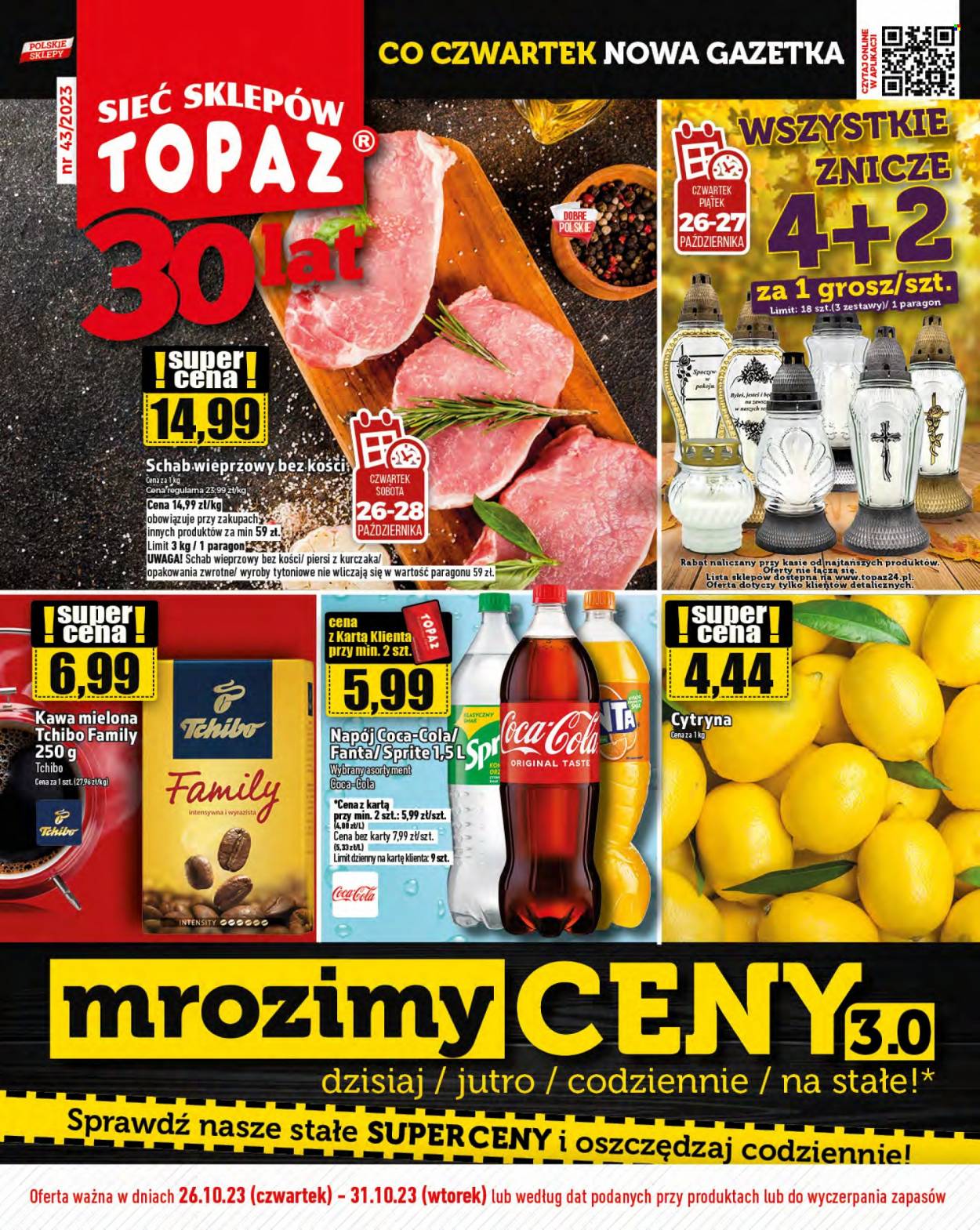 Gazetka Topaz - 26.10.2023 - 31.10.2023. Strona 1