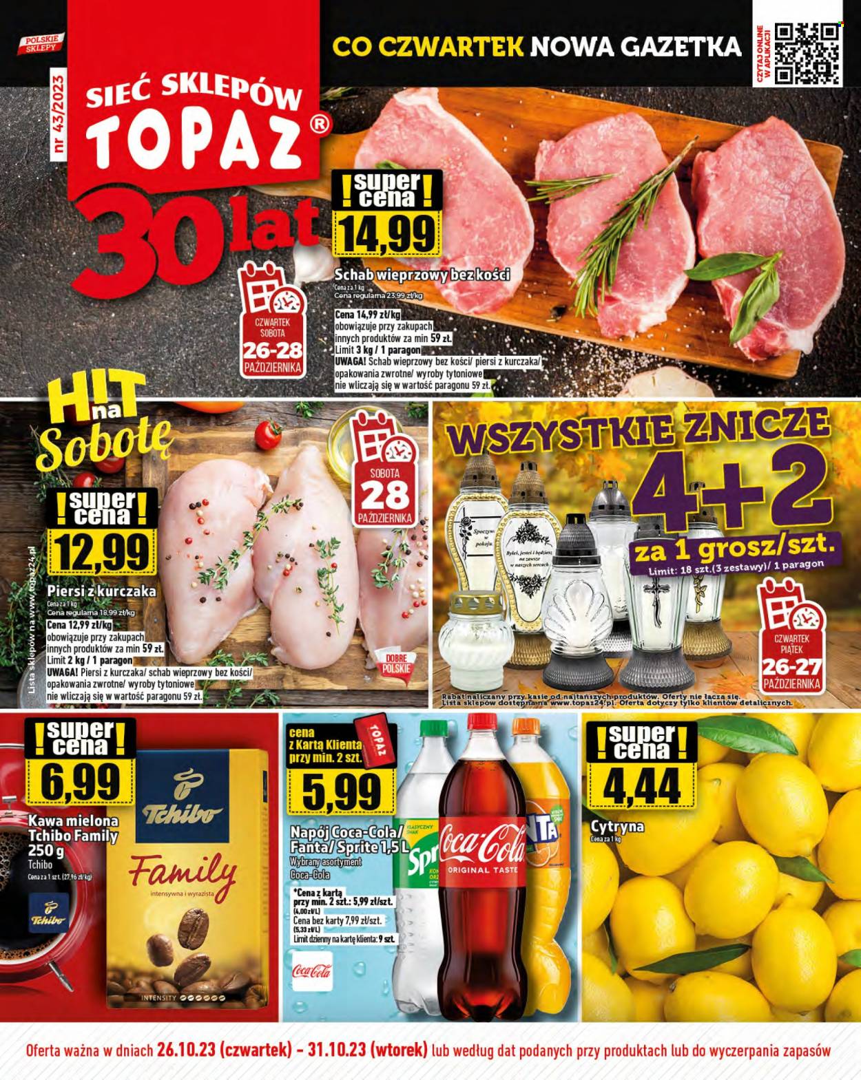 Gazetka Topaz - 26.10.2023 - 31.10.2023. Strona 1