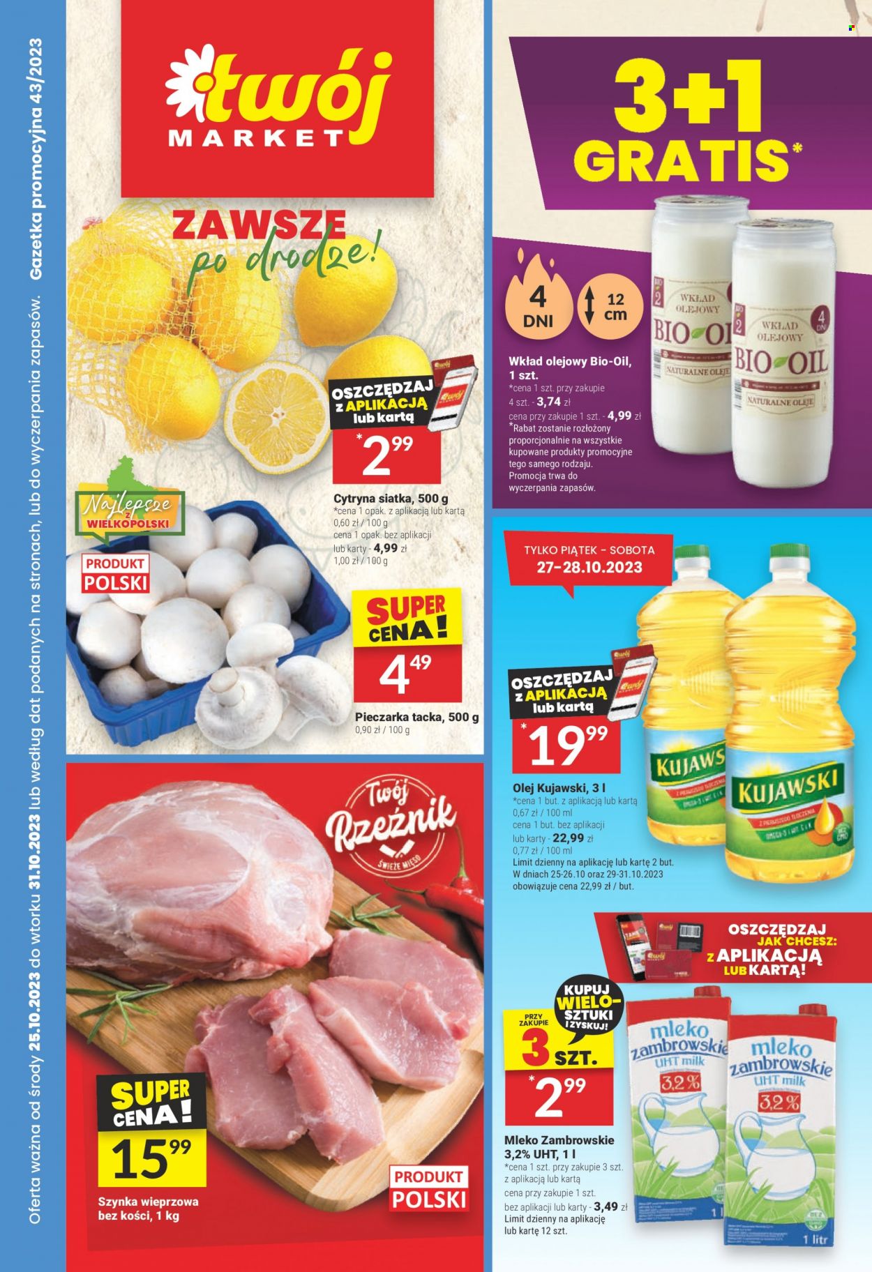 Gazetka Twój Market - 25.10.2023 - 31.10.2023. Strona 1