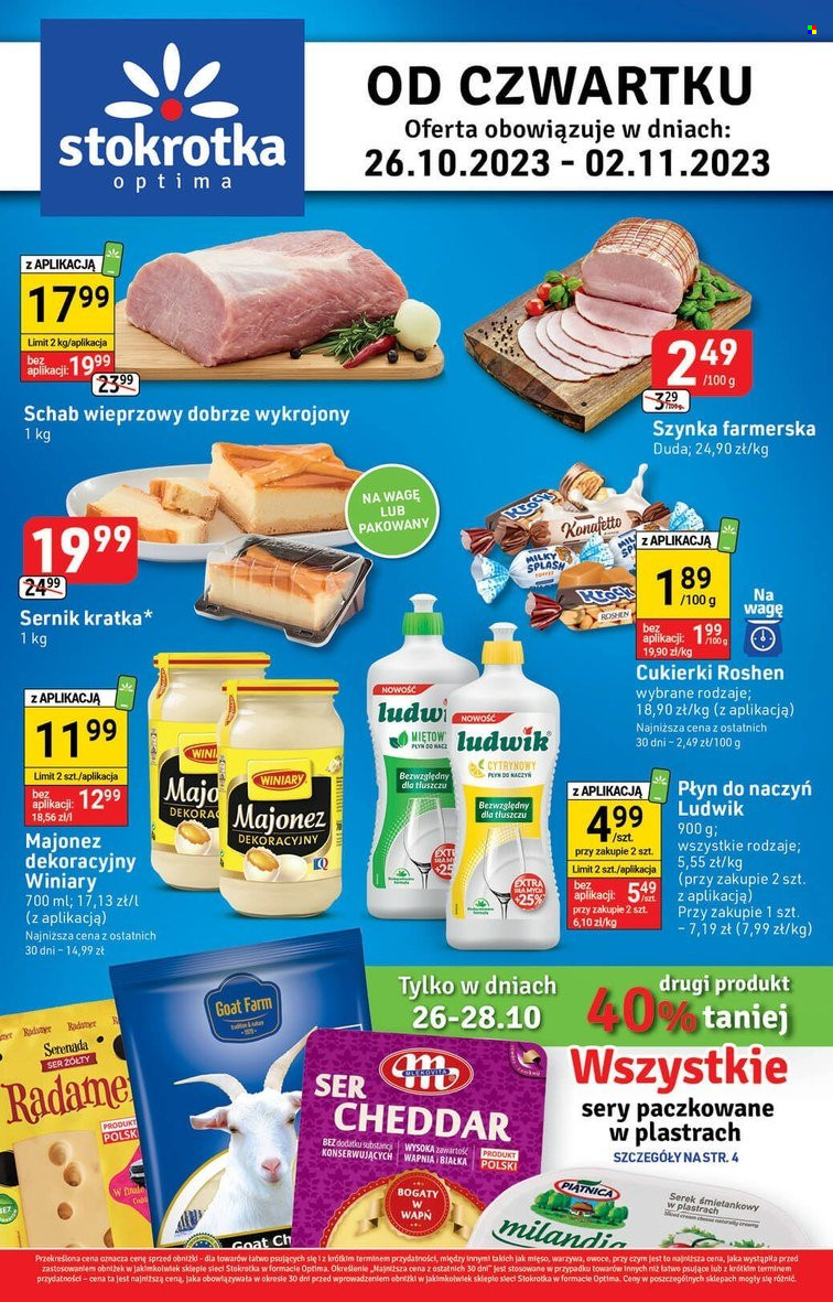 Gazetka Stokrotka Optima - 26.10.2023 - 2.11.2023. Strona 1