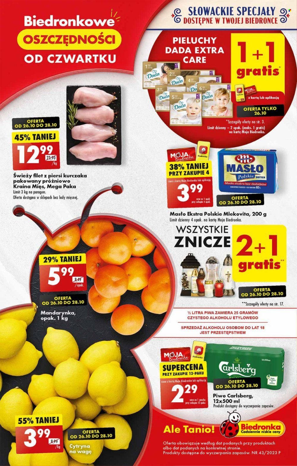 Gazetka Biedronka - 26.10.2023 - 31.10.2023. Strona 1