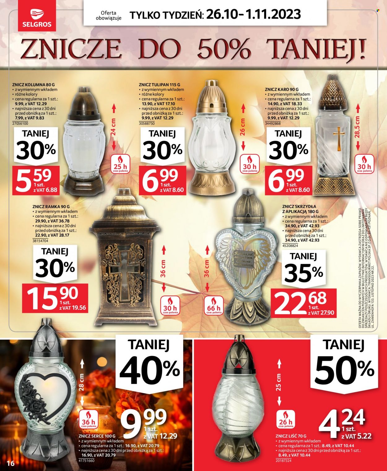 Gazetka Selgros - 26.10.2023 - 1.11.2023. Strona 16