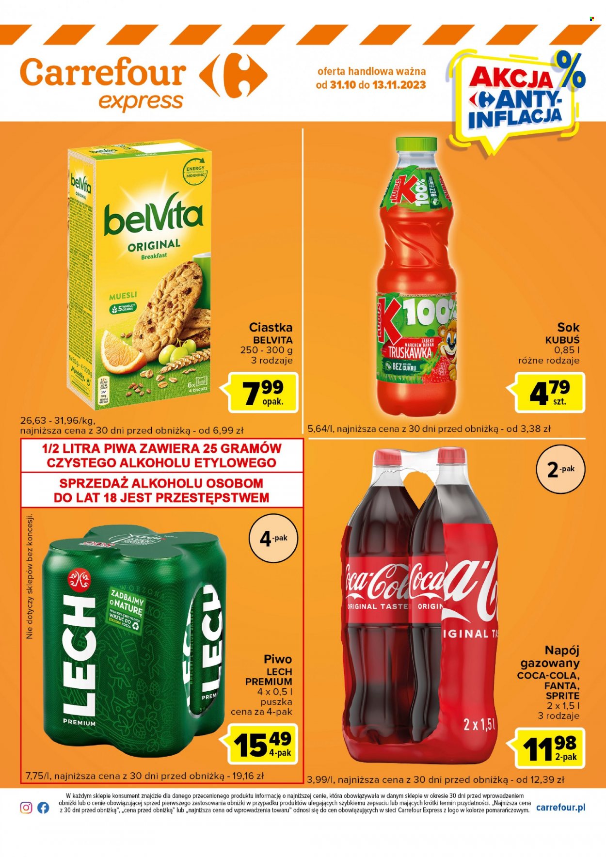 Gazetka Carrefour - 31.10.2023 - 13.11.2023. Strona 1