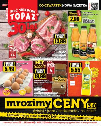 Gazetka Topaz - 2.11.2023 - 8.11.2023.