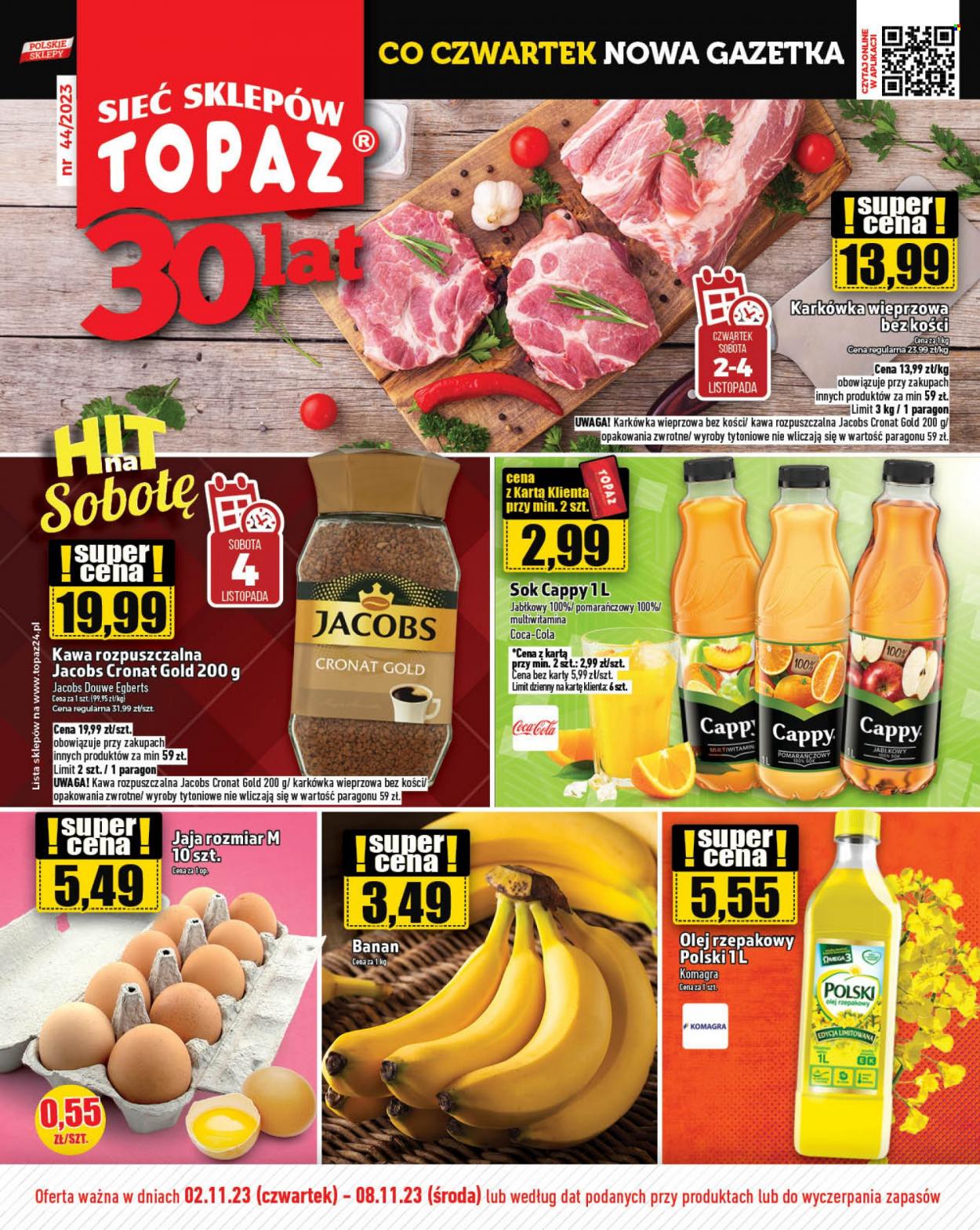 Gazetka Topaz - 2.11.2023 - 8.11.2023. Strona 1