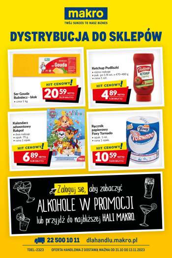 Gazetka Makro - 31.10.2023 - 13.11.2023.