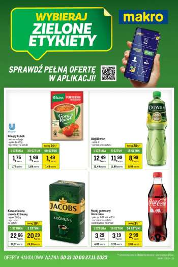Gazetka Makro - 31.10.2023 - 27.11.2023.
