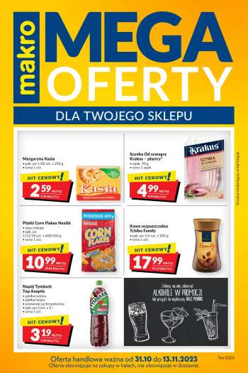 Gazetka Makro - 31.10.2023 - 13.11.2023.