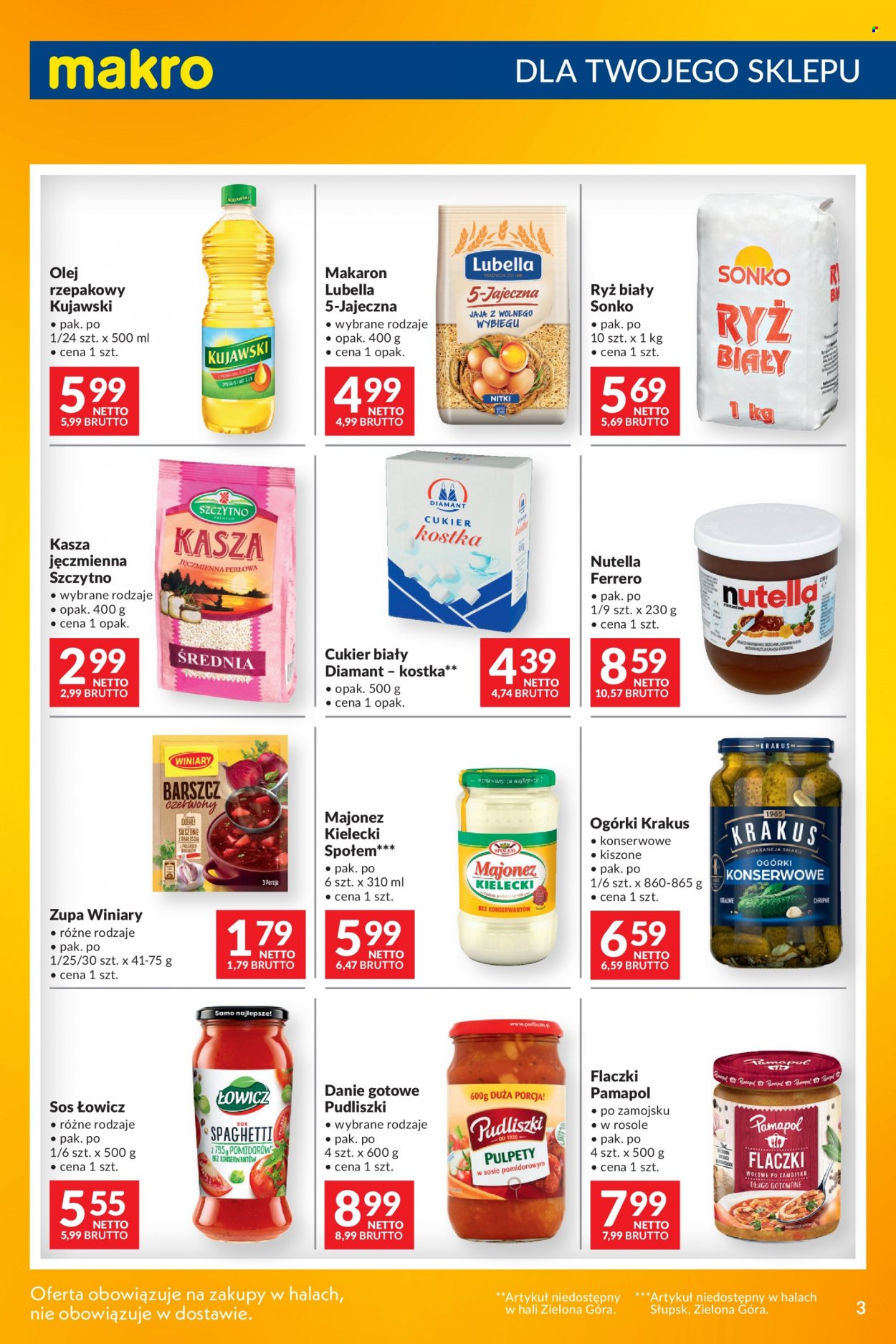 Gazetka Makro - 31.10.2023 - 13.11.2023. Strona 3