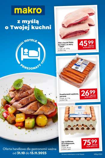 Gazetka Makro - 31.10.2023 - 13.11.2023.