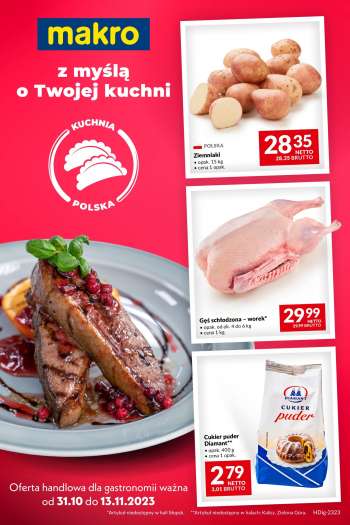 Gazetka Makro - 31.10.2023 - 13.11.2023.