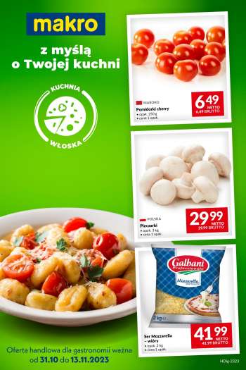 Gazetka Makro - 31.10.2023 - 13.11.2023.