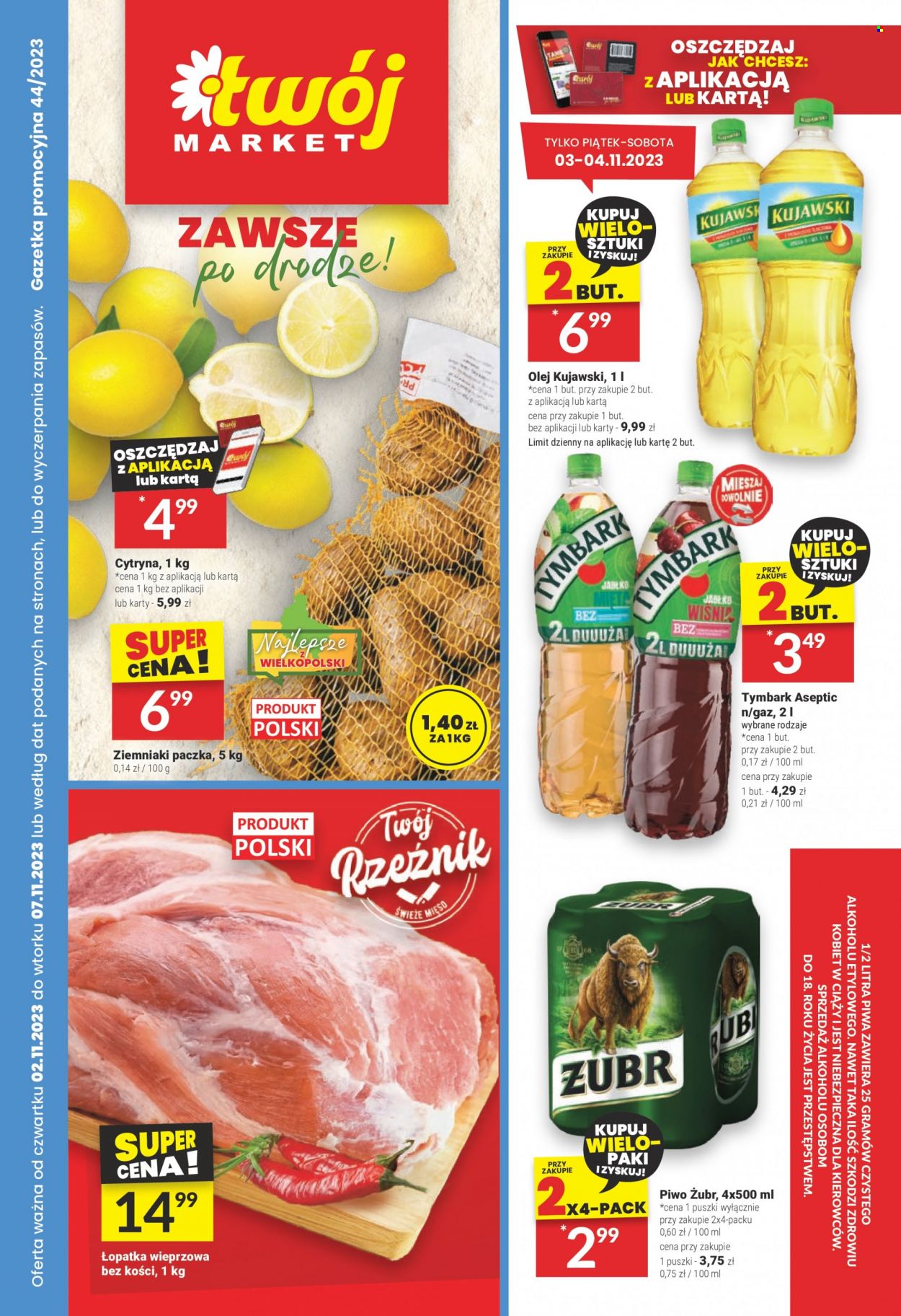 Gazetka Twój Market - 2.11.2023 - 7.11.2023. Strona 1