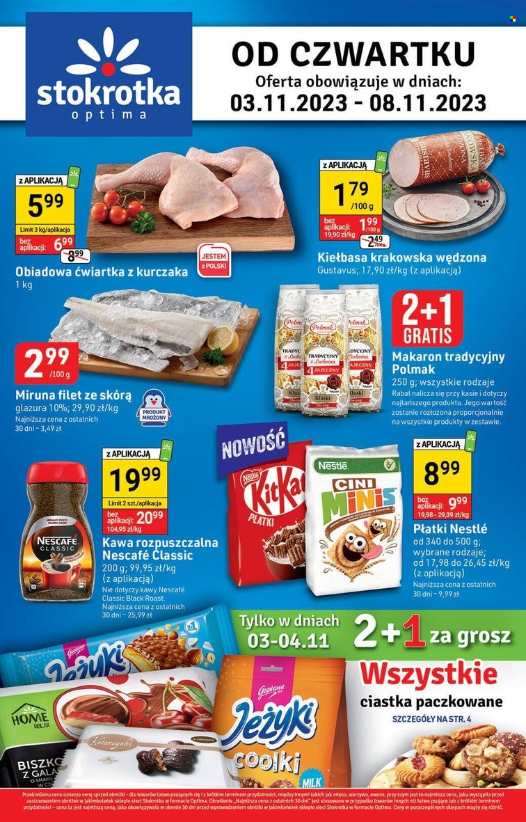 Gazetka Stokrotka Optima - 3.11.2023 - 8.11.2023. Strona 1