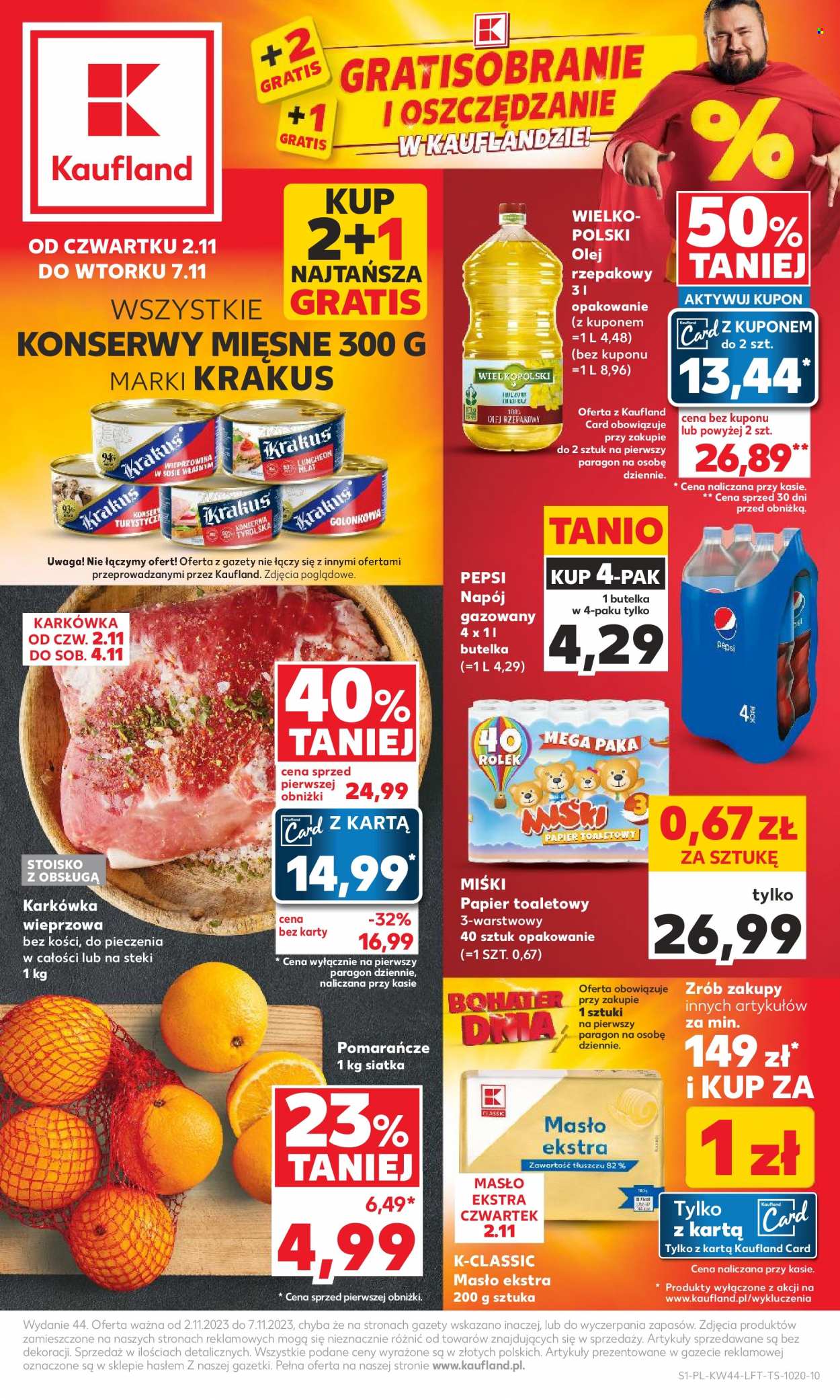 Gazetka Kaufland - 2.11.2023 - 7.11.2023. Strona 1