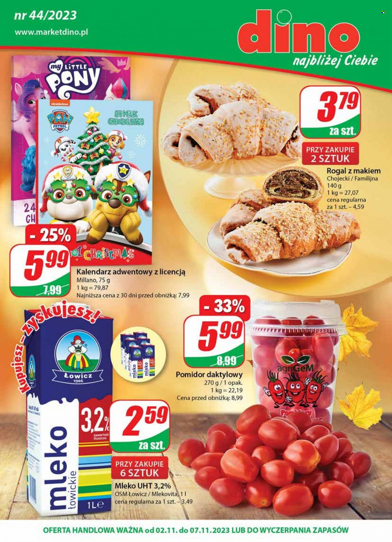 Gazetka Dino - 2.11.2023 - 7.11.2023. Strona 1