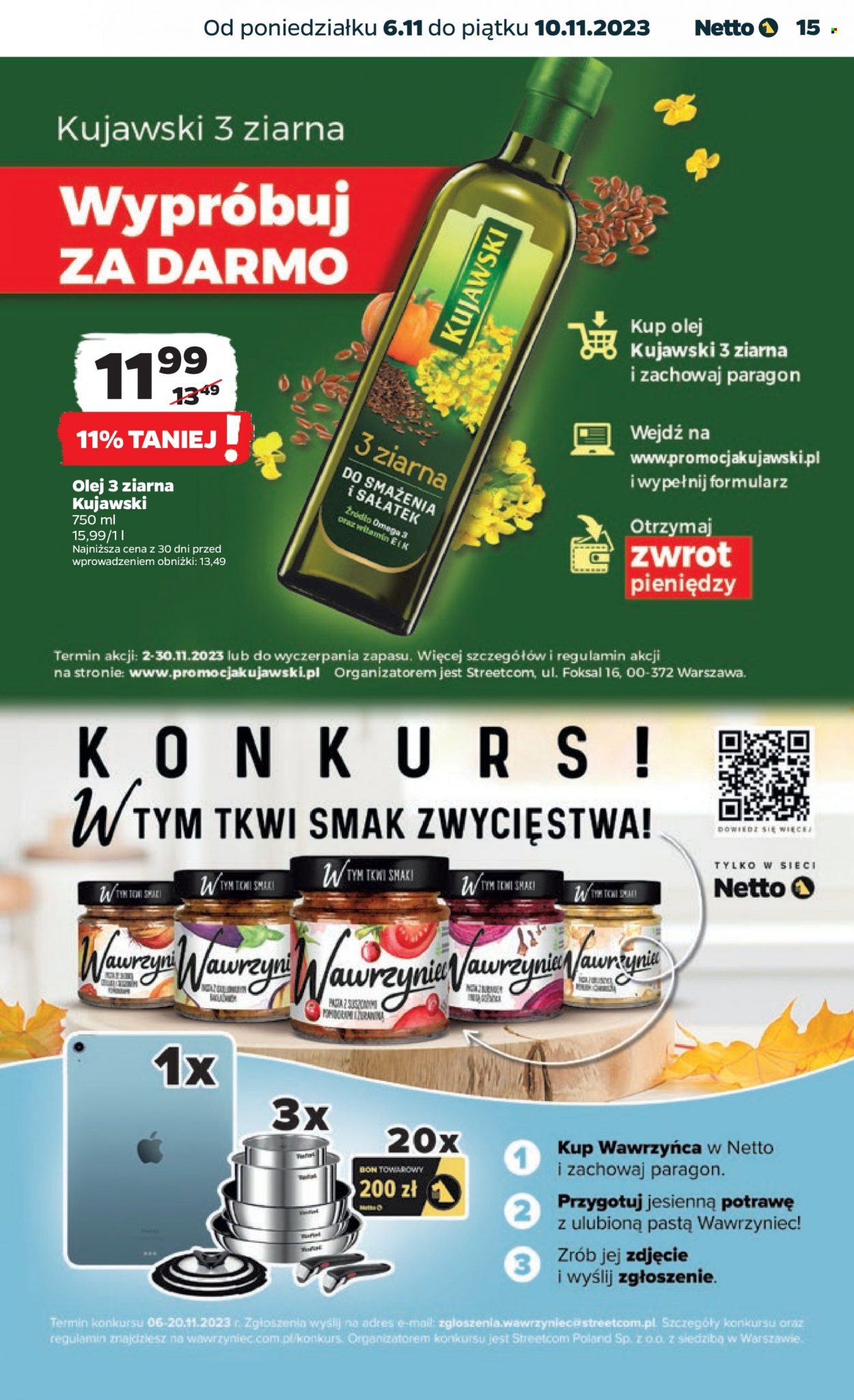 Gazetka Netto - 6.11.2023 - 10.11.2023. Strona 15