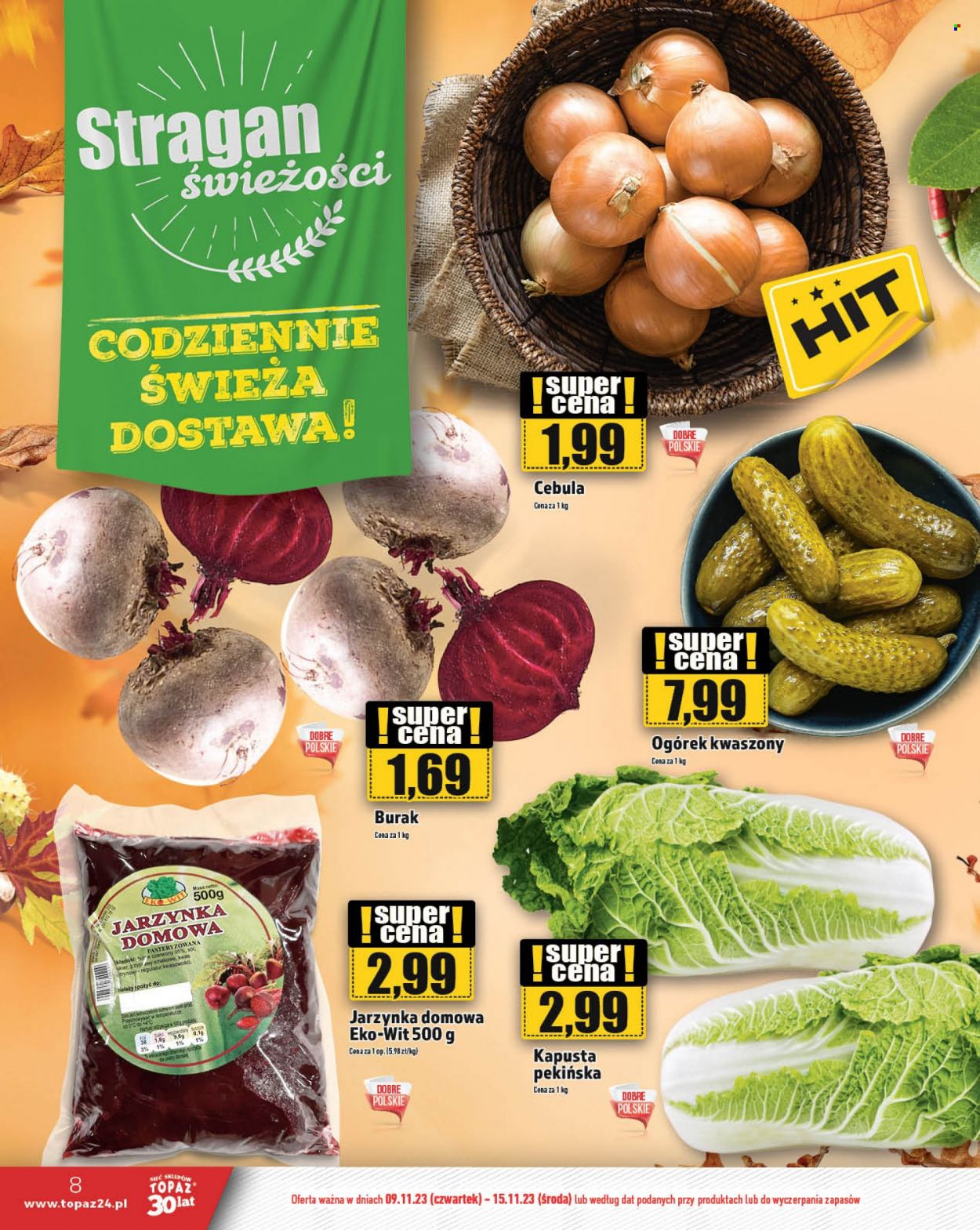 Gazetka Topaz - 9.11.2023 - 15.11.2023. Strona 8