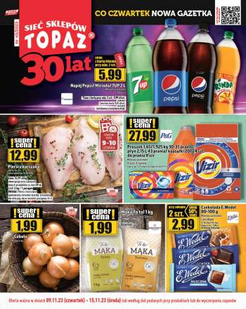 Gazetka Topaz - 9.11.2023 - 15.11.2023.