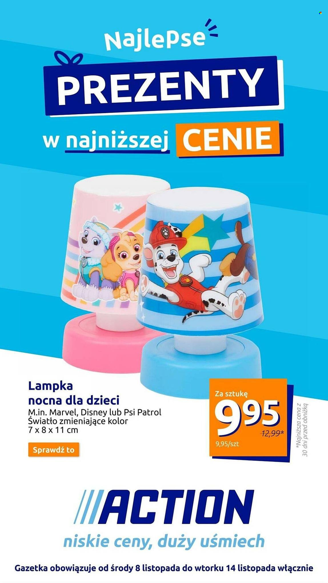 Gazetka Action - 8.11.2023 - 14.11.2023. Strona 1