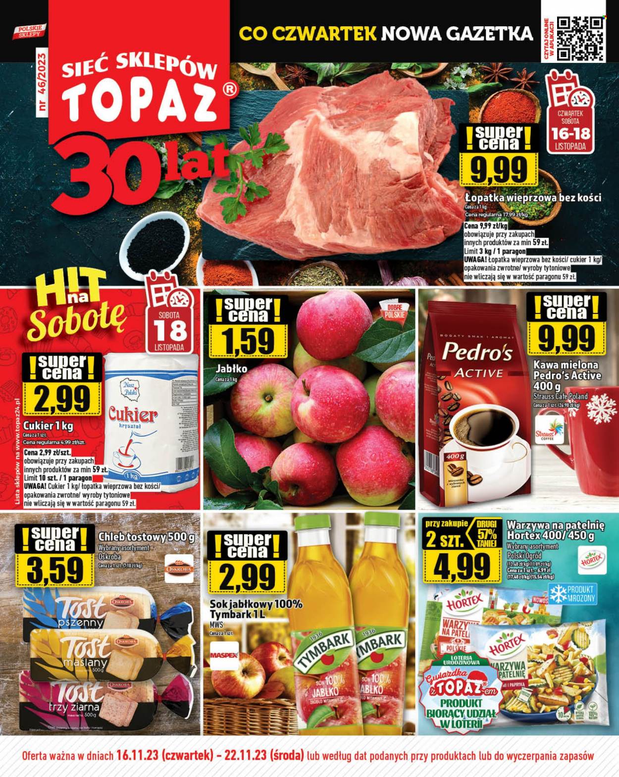 Gazetka Topaz - 16.11.2023 - 22.11.2023. Strona 1