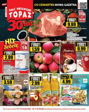 Gazetka Topaz - 16.11.2023 - 22.11.2023.