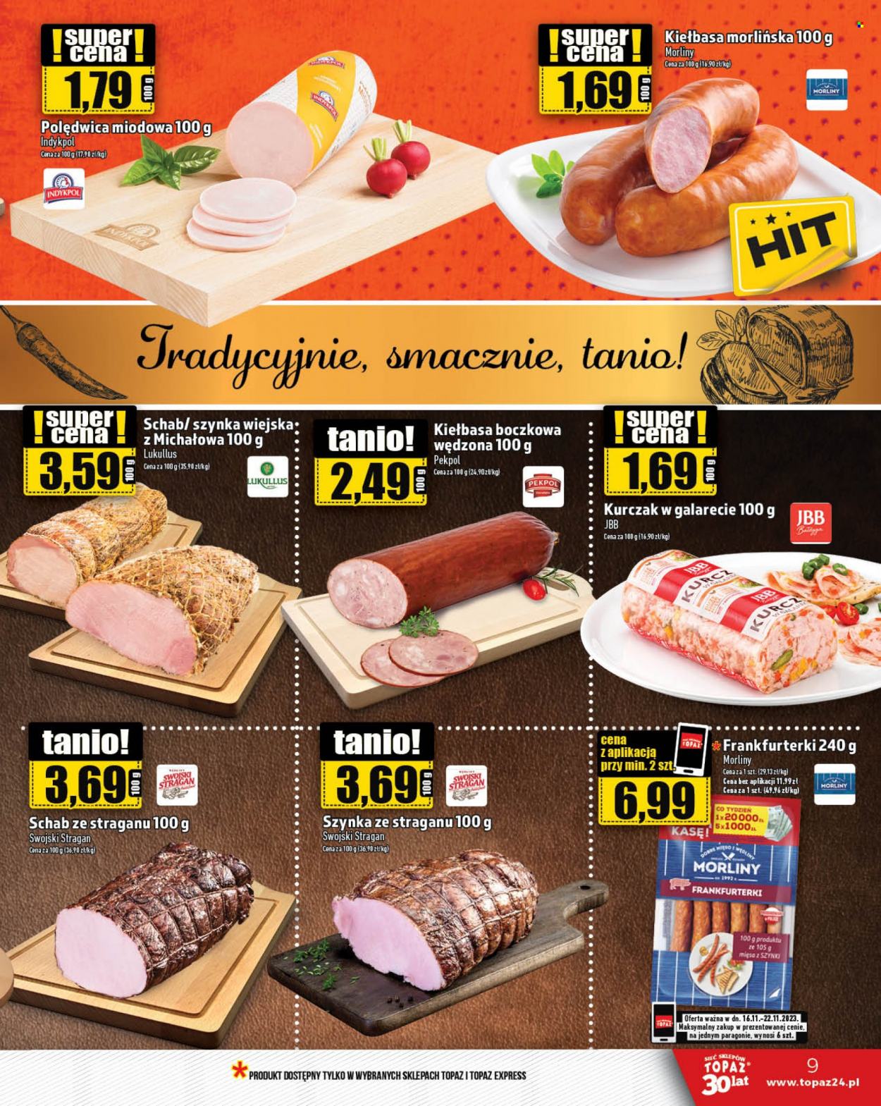 Gazetka Topaz - 16.11.2023 - 22.11.2023. Strona 9