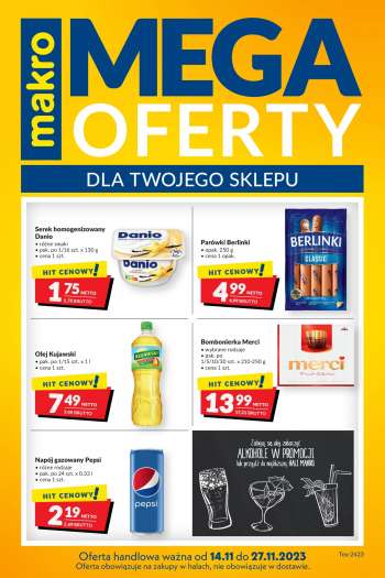 Gazetka Makro - 14.11.2023 - 27.11.2023.