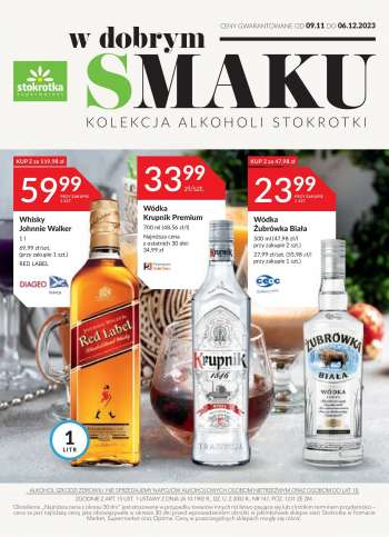 Gazetka Stokrotka Supermarket - 9.11.2023 - 6.12.2023.