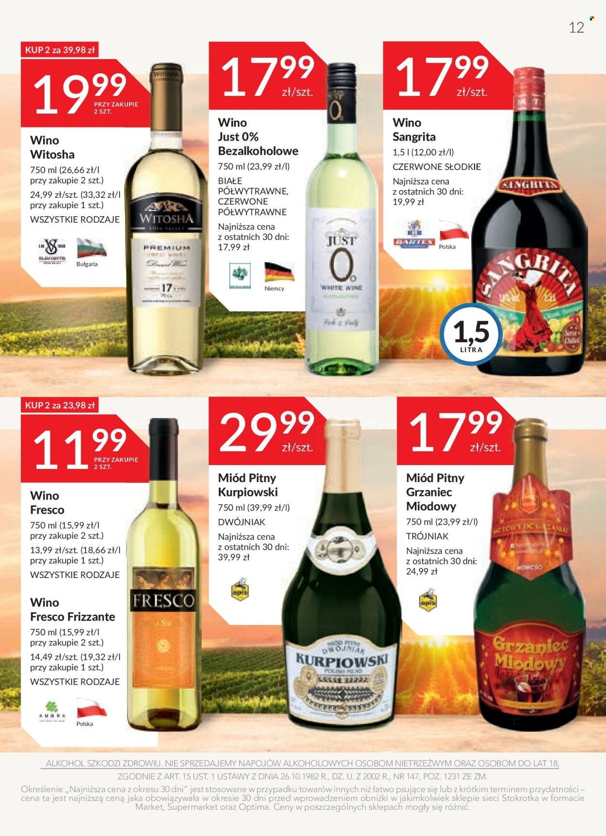 Gazetka Stokrotka Supermarket - 9.11.2023 - 6.12.2023. Strona 12