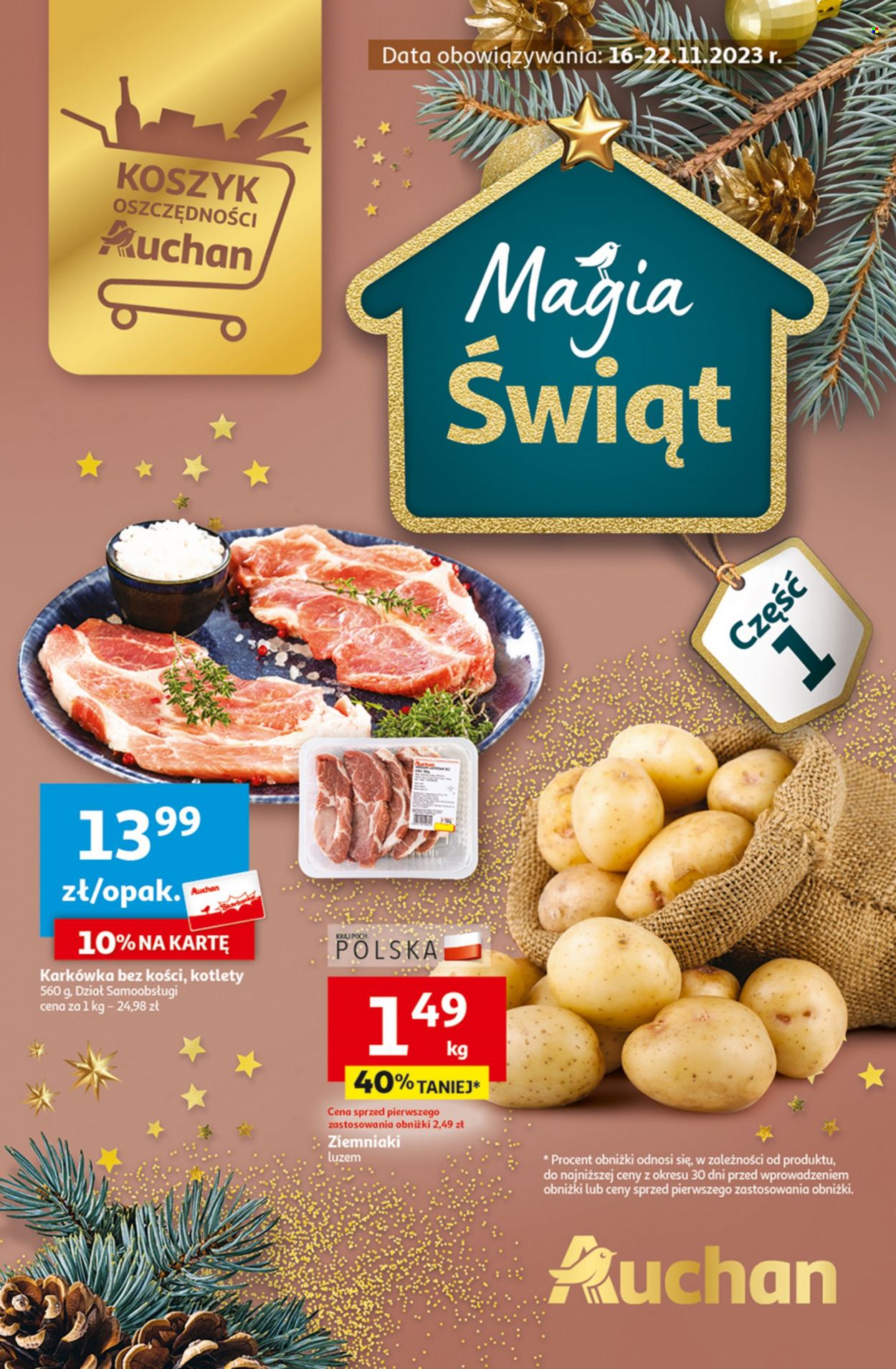 Gazetka Auchan - 16.11.2023 - 22.11.2023. Strona 1