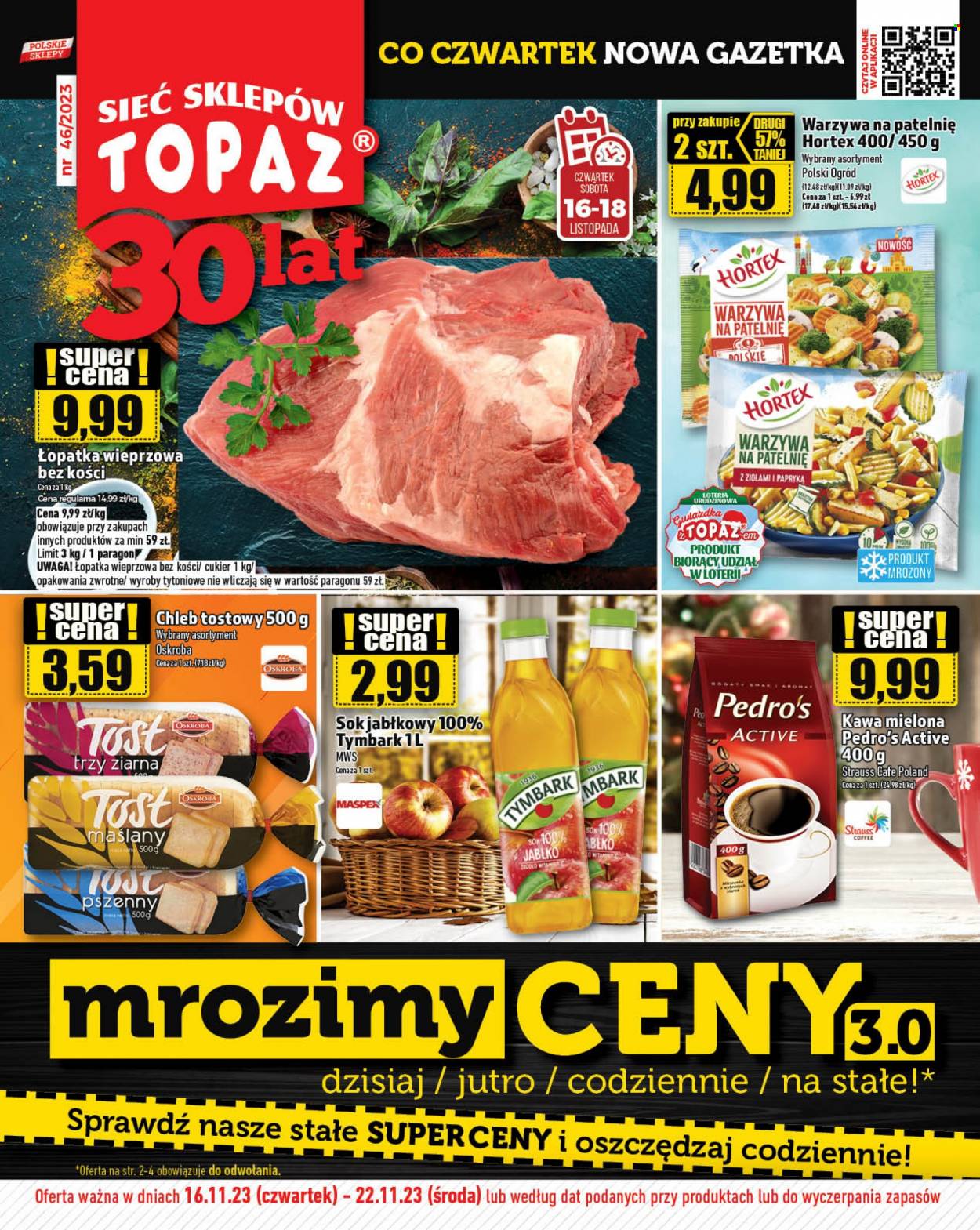 Gazetka Topaz - 16.11.2023 - 22.11.2023. Strona 1