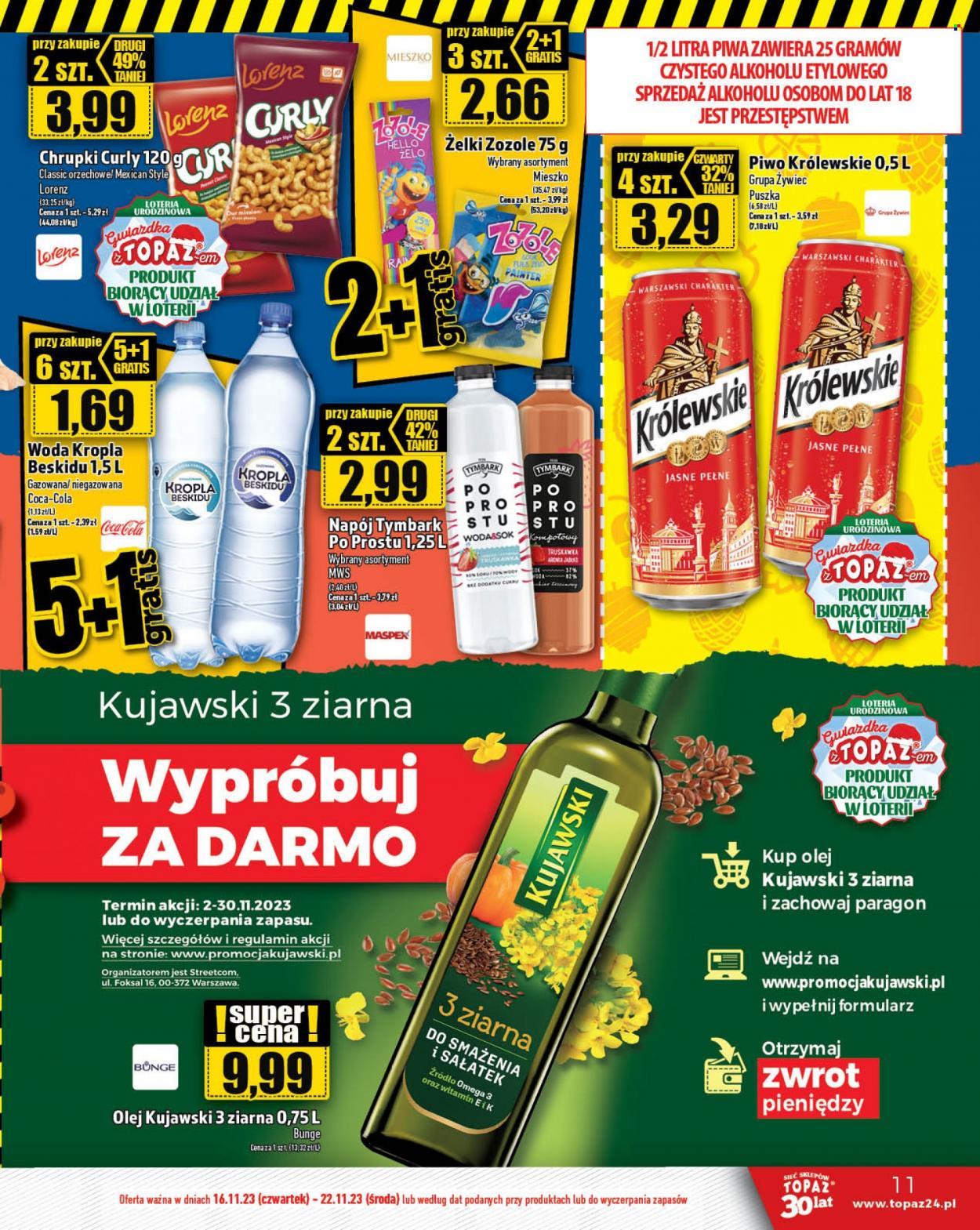 Gazetka Topaz - 16.11.2023 - 22.11.2023. Strona 11